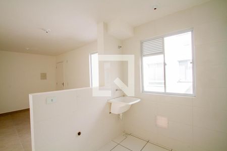 Cozinha de apartamento para alugar com 2 quartos, 40m² em Vila Graziela, Curitiba