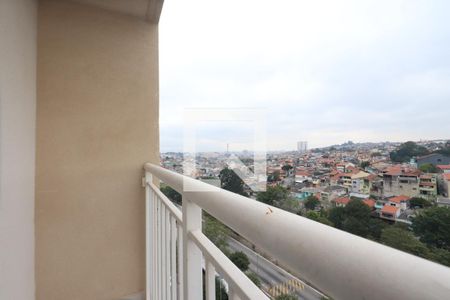 Varanda da sala de apartamento para alugar com 2 quartos, 44m² em Parque Sao Rafael, São Paulo