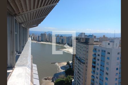 Vista da Sala de apartamento para alugar com 1 quarto, 45m² em Itararé, São Vicente