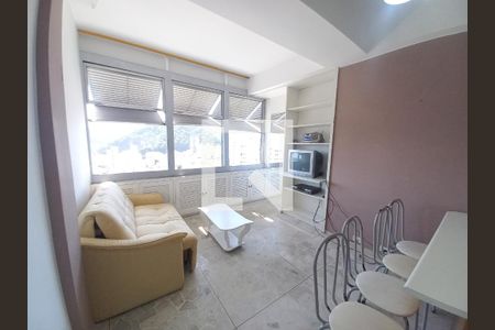 Sala/Cozinha de apartamento para alugar com 1 quarto, 45m² em Itararé, São Vicente