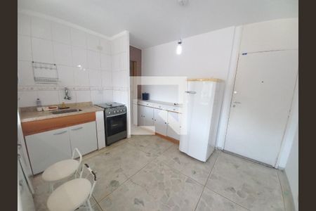 Sala/Cozinha de apartamento para alugar com 1 quarto, 45m² em Itararé, São Vicente