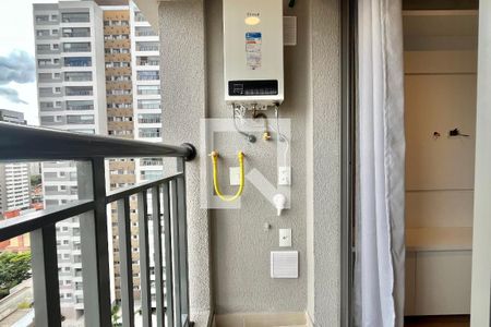 Varanda da Sala de apartamento à venda com 1 quarto, 29m² em Jardim Prudência, São Paulo