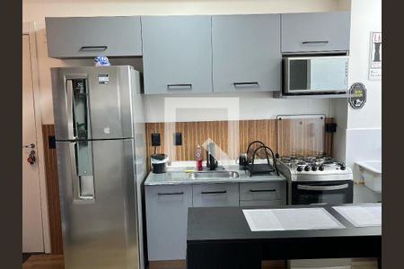 Cozinha de apartamento à venda com 2 quartos, 38m² em Barra Funda, São Paulo