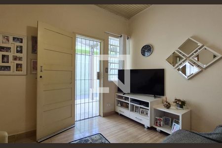 Sala de casa à venda com 3 quartos, 136m² em Vila Homero Thon, Santo André