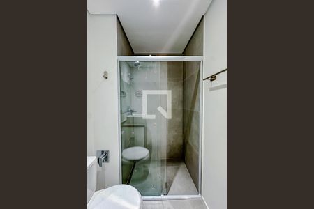 Banheiro de apartamento para alugar com 1 quarto, 25m² em Vila Regente Feijó, São Paulo