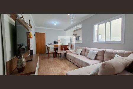 Sala de apartamento à venda com 3 quartos, 74m² em Vila América, Santo André