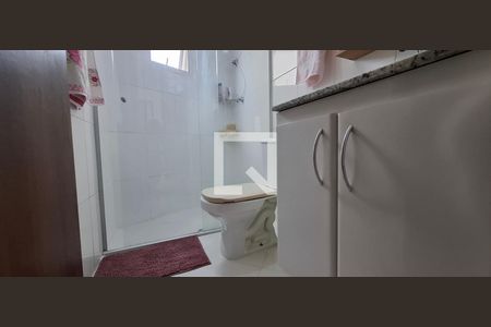Banheiro Quarto 1 suíte de apartamento à venda com 3 quartos, 74m² em Vila América, Santo André