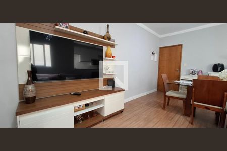 Sala de apartamento à venda com 3 quartos, 74m² em Vila América, Santo André
