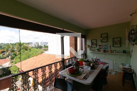 Varanda da Suíte de casa à venda com 4 quartos, 490m² em Planalto, Belo Horizonte