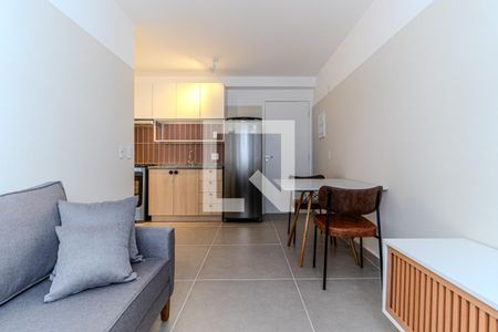 Sala de apartamento à venda com 1 quarto, 27m² em Vila Buarque, São Paulo