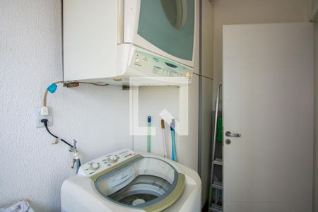 Área de serviço de apartamento à venda com 3 quartos, 134m² em Vila Valparaíso, Santo André