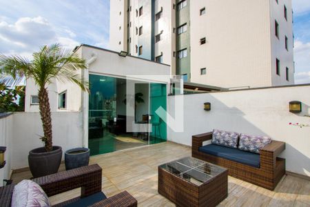 Área externa de apartamento à venda com 3 quartos, 134m² em Vila Valparaíso, Santo André
