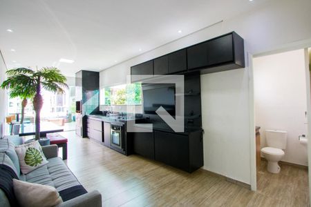 Espaço gourmet de apartamento à venda com 3 quartos, 134m² em Vila Valparaíso, Santo André