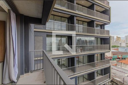 Varanda de kitnet/studio para alugar com 1 quarto, 25m² em Vila Mariana, São Paulo