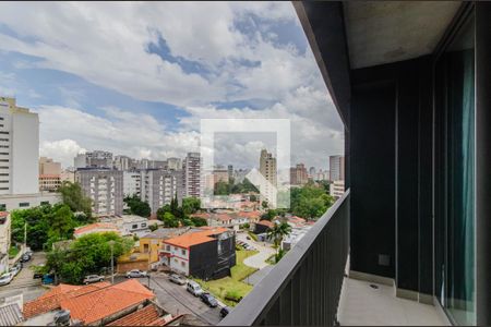 Varanda de kitnet/studio para alugar com 1 quarto, 25m² em Vila Mariana, São Paulo