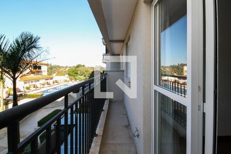 Varanda Sala de apartamento para alugar com 1 quarto, 39m² em Granja Viana, Cotia