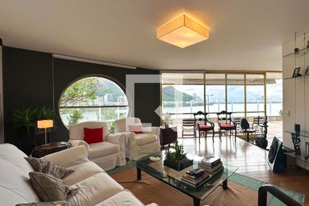 Sala 01 de apartamento à venda com 7 quartos, 510m² em Lagoa, Rio de Janeiro