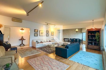 Sala 02 de apartamento à venda com 7 quartos, 510m² em Lagoa, Rio de Janeiro