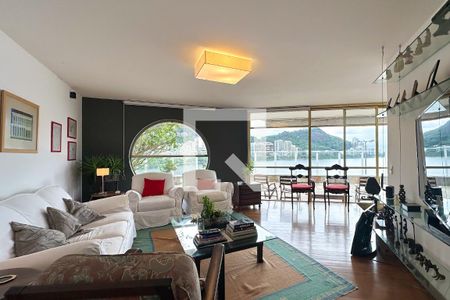 Sala 01 de apartamento à venda com 7 quartos, 510m² em Lagoa, Rio de Janeiro