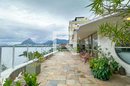 Sacada da Sala 01 de apartamento à venda com 7 quartos, 510m² em Lagoa, Rio de Janeiro