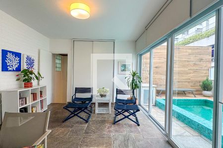 Sacada da Sala 01 de apartamento à venda com 7 quartos, 510m² em Lagoa, Rio de Janeiro