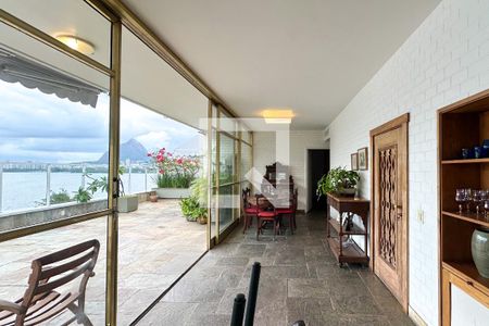 Sacada da Sala 01 de apartamento à venda com 7 quartos, 510m² em Lagoa, Rio de Janeiro