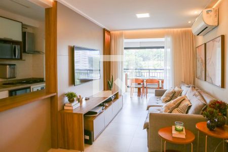 Sala de apartamento para alugar com 3 quartos, 92m² em Vila Anastácio, São Paulo