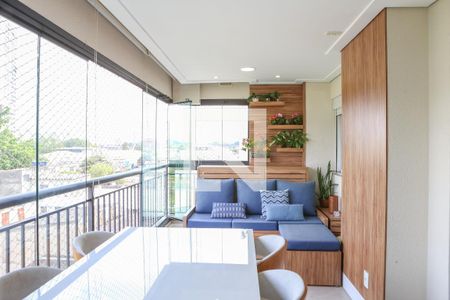 Varanda Gourmet de apartamento para alugar com 3 quartos, 92m² em Vila Anastácio, São Paulo