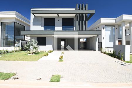 Fachada de casa de condomínio à venda com 3 quartos, 360m² em Campinas , Campinas