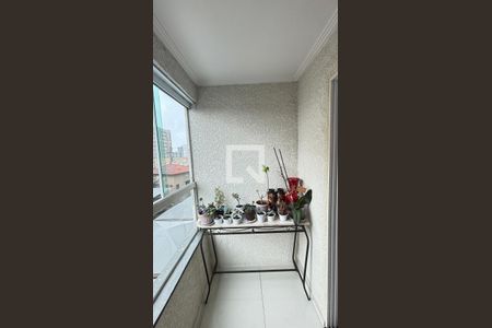 Sala - Sala de Jantar  Varanda de apartamento para alugar com 3 quartos, 63m² em Parque São Vicente, Santo André