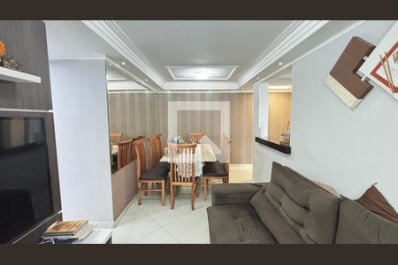 Sala - Sala de Jantar  de apartamento para alugar com 3 quartos, 63m² em Parque São Vicente, Santo André