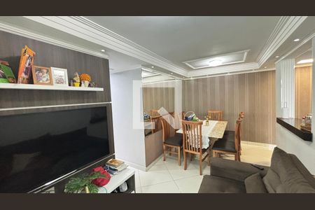 Sala - Sala de Jantar  de apartamento para alugar com 3 quartos, 63m² em Parque São Vicente, Santo André