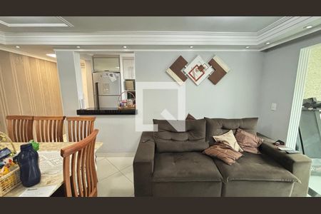 Sala - Sala de Jantar  de apartamento para alugar com 3 quartos, 63m² em Parque São Vicente, Santo André