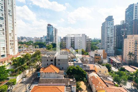 Vista da Sacada de kitnet/studio à venda com 1 quarto, 26m² em Vila Clementino, São Paulo
