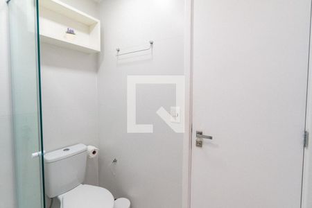 Banheiro de kitnet/studio à venda com 1 quarto, 26m² em Vila Clementino, São Paulo