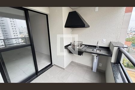 Varanda da Sala de apartamento à venda com 2 quartos, 63m² em Parque das Nações, Santo André