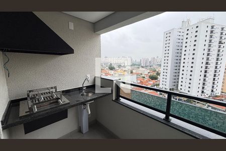 Varanda da Sala de apartamento à venda com 2 quartos, 63m² em Parque das Nações, Santo André
