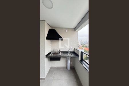 Varanda da Sala de apartamento à venda com 2 quartos, 63m² em Parque das Nações, Santo André