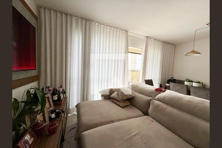 Sala de apartamento à venda com 3 quartos, 90m² em Castelo, Belo Horizonte