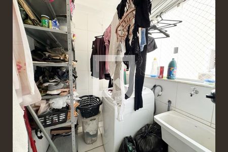 Área de Serviço de apartamento à venda com 3 quartos, 90m² em Castelo, Belo Horizonte
