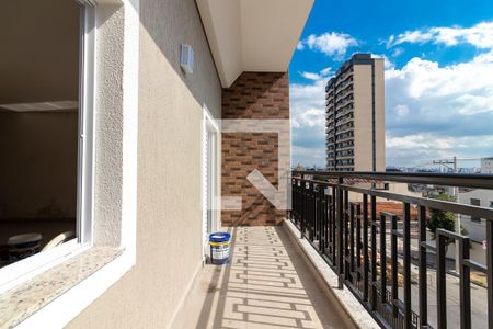 Varanda da Sala de apartamento à venda com 1 quarto, 47m² em Vila Ester (zona Norte), São Paulo
