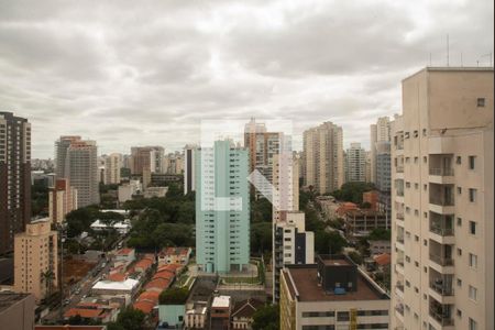 Vista da Varanda de kitnet/studio à venda com 1 quarto, 26m² em Vila Clementino, São Paulo