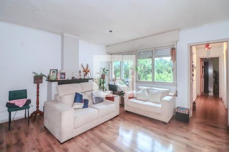 Sala de apartamento à venda com 3 quartos, 133m² em Petrópolis, Porto Alegre