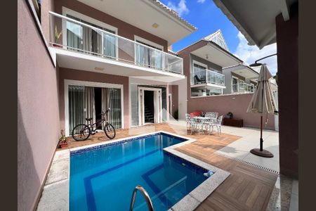 Quintal / Garagem / Área Gourmet / Piscina de casa de condomínio à venda com 5 quartos, 173m² em Anil, Rio de Janeiro