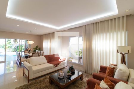 Sala de casa de condomínio à venda com 3 quartos, 268m² em Swiss Park, Campinas