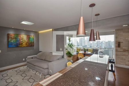 Sala de apartamento à venda com 2 quartos, 79m² em Vila Andrade, São Paulo