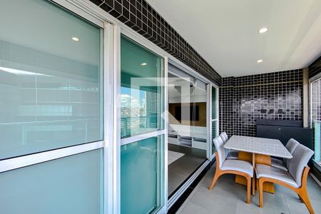 Varanda do Studio de kitnet/studio para alugar com 1 quarto, 55m² em Vila Regente Feijó, São Paulo