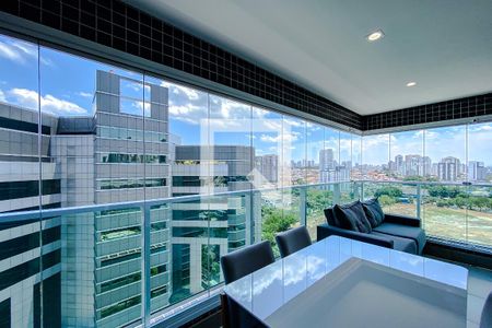 Varanda do Studio de kitnet/studio para alugar com 1 quarto, 55m² em Vila Regente Feijó, São Paulo