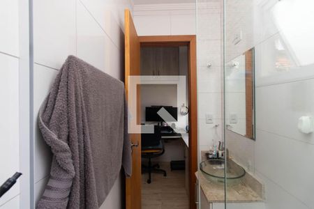 Banheiro da Suíte 2 de casa de condomínio à venda com 3 quartos, 99m² em Vila Nivi, São Paulo