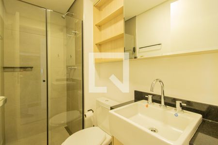 Banheiro de apartamento para alugar com 1 quarto, 23m² em Vila Mariana, São Paulo